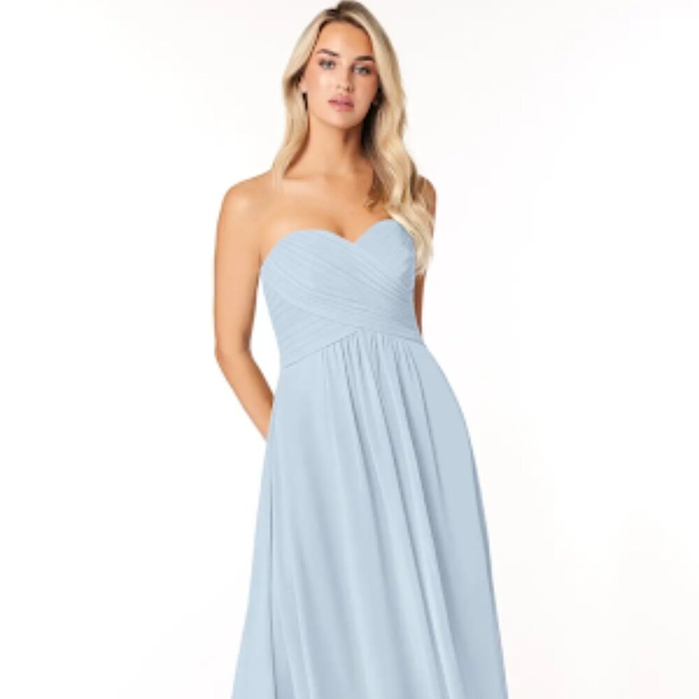 Azazie Yazmin Bridesmaid Dress in Mist